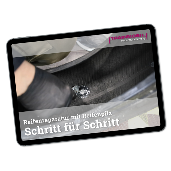 Reifenreparatur mit Reifenpilz